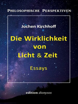 cover image of Die Wirklichkeit von Licht & Zeit